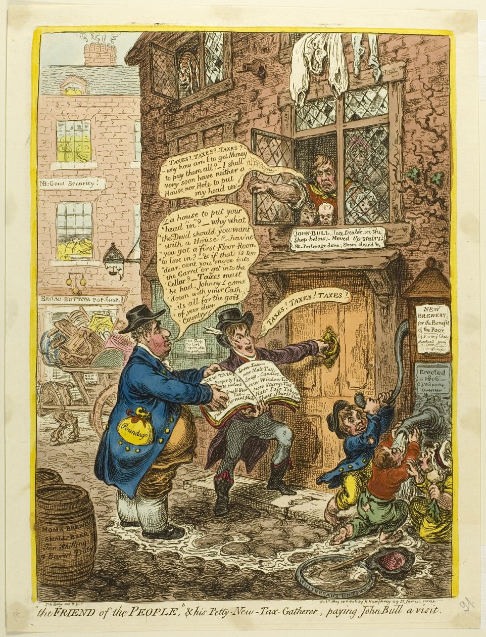 Amigo do povo de James Gillray