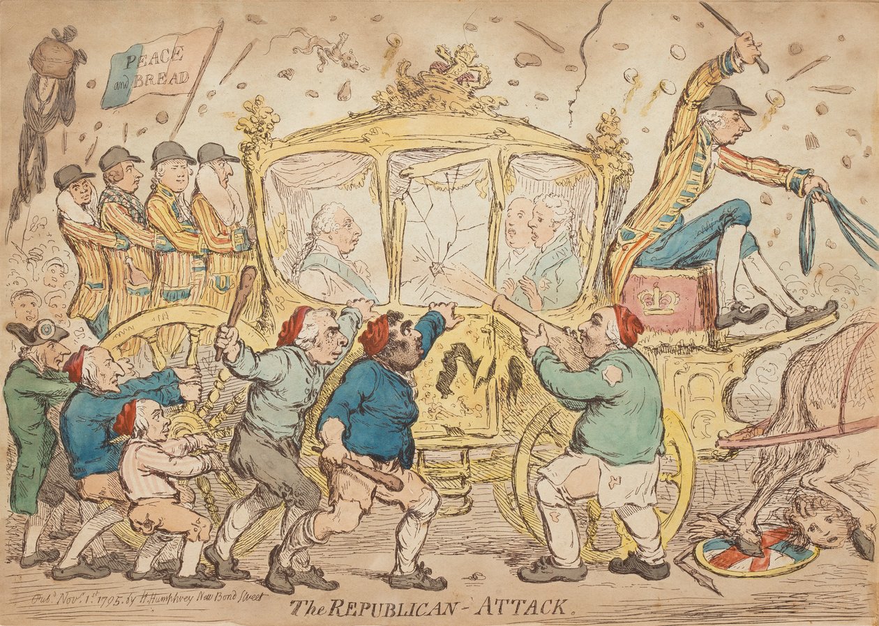O ataque republicano de James Gillray