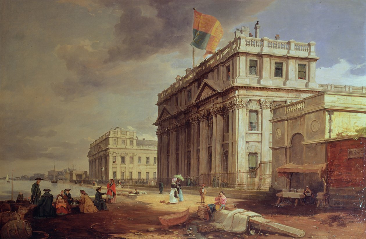 Hospital de Greenwich, 1842 de James Holland