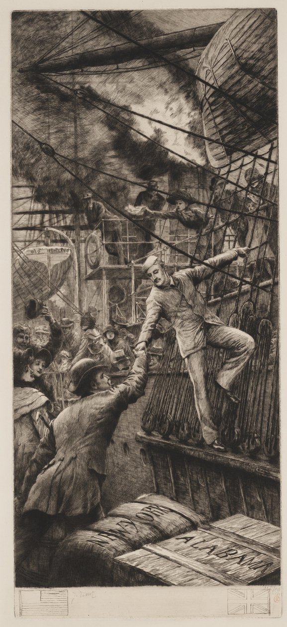 Dois amigos de James Jacques Joseph Tissot