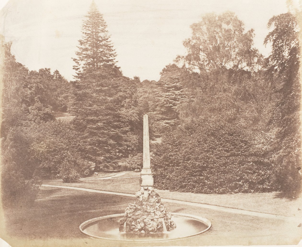 No Jardim. Blenheim, 1853-56. de James Knight