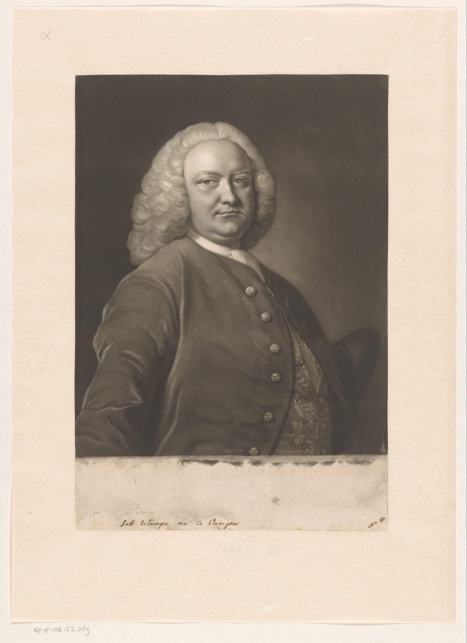Retrato de William Benn de James McArdell