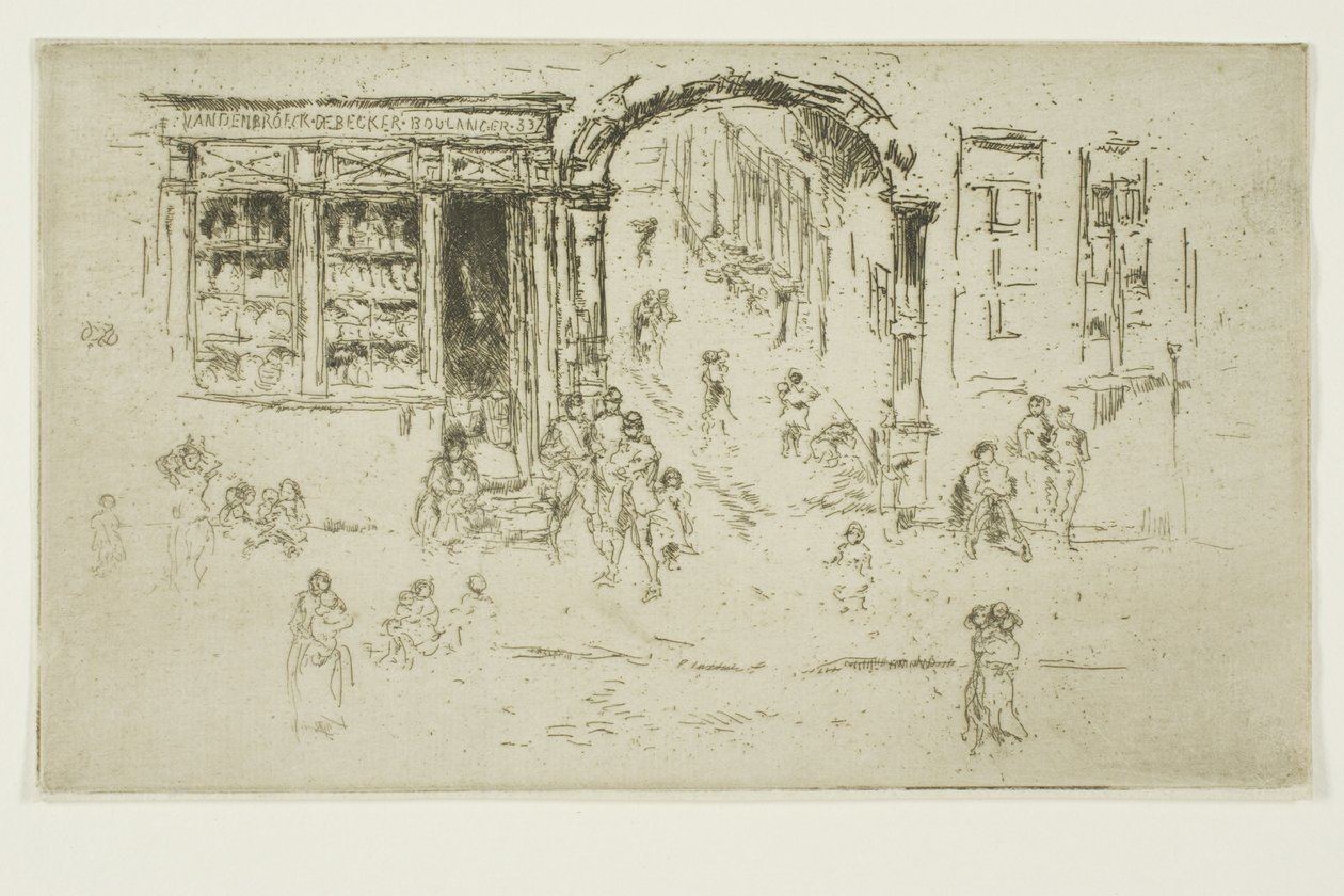 Arco, Bruxelas de James Abbott McNeill Whistler