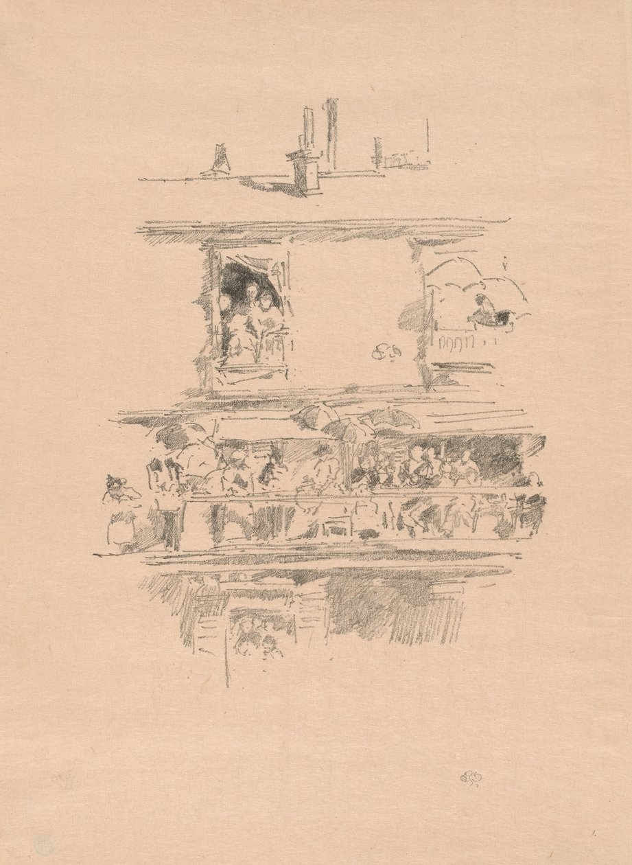 A varanda comprida de James McNeill Whistler