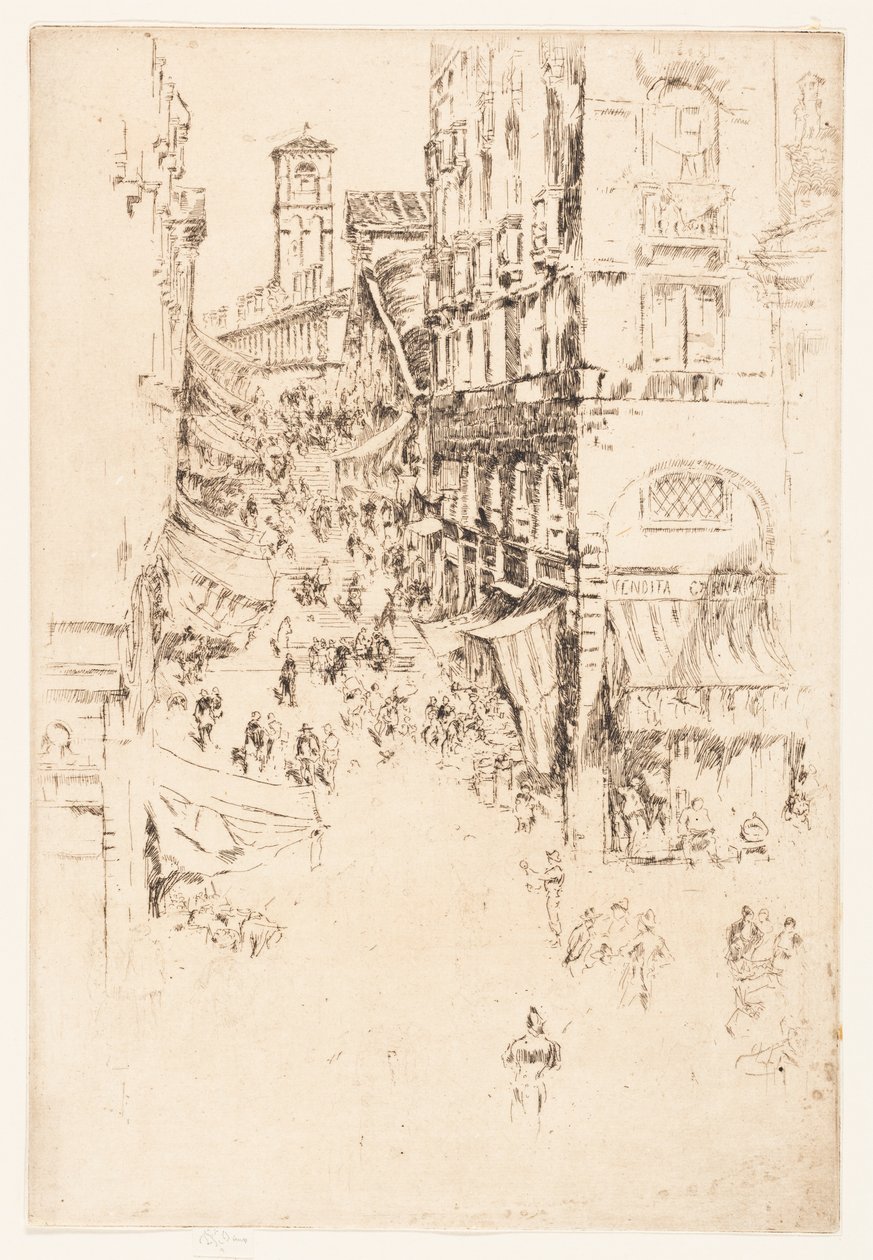 O Rialto de James Abbott McNeill Whistler