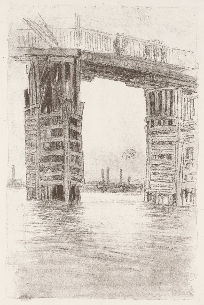A ponte alta de James McNeill Whistler