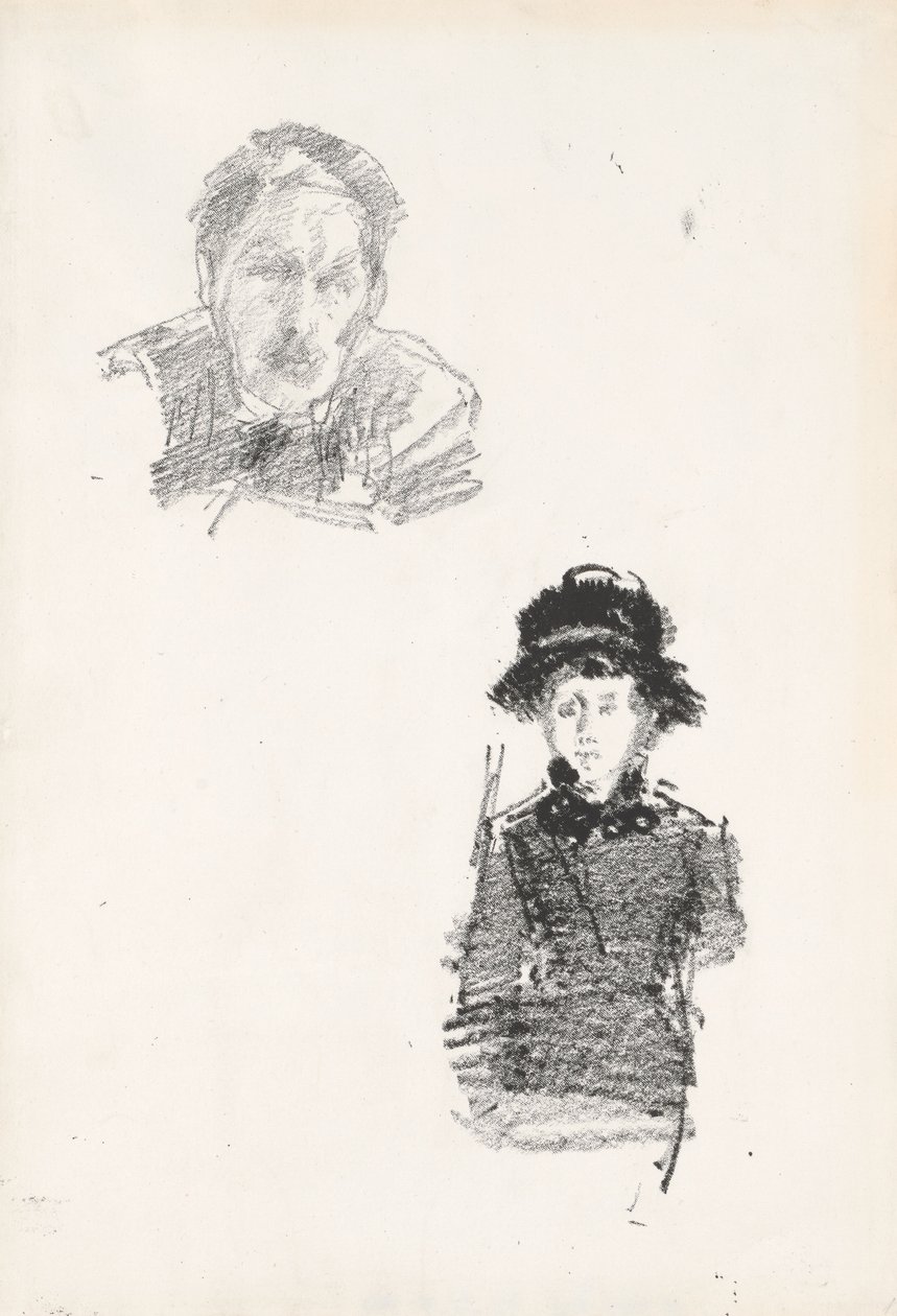 Dois esboços de James McNeill Whistler