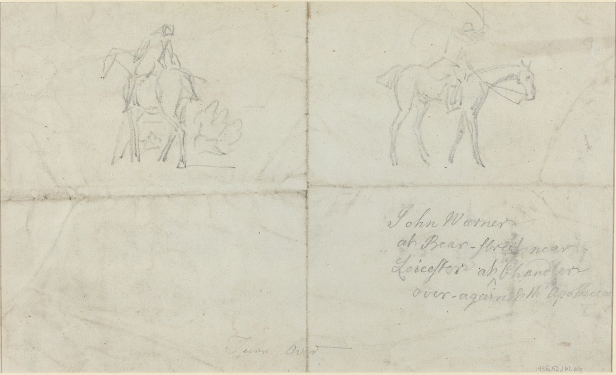 Cavaleiros Montados [verso] de James Seymour