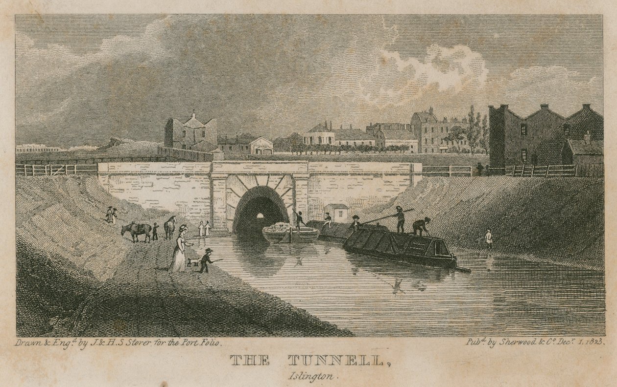 O túnel, Islington, Regent&39;s Park, Londres de James Storer