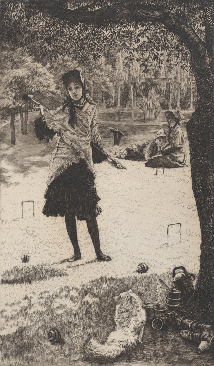 Croquete, 1878. de James Tissot