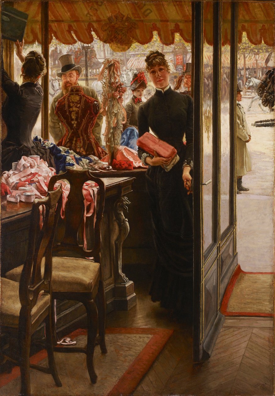 A rapariga da loja de James Tissot