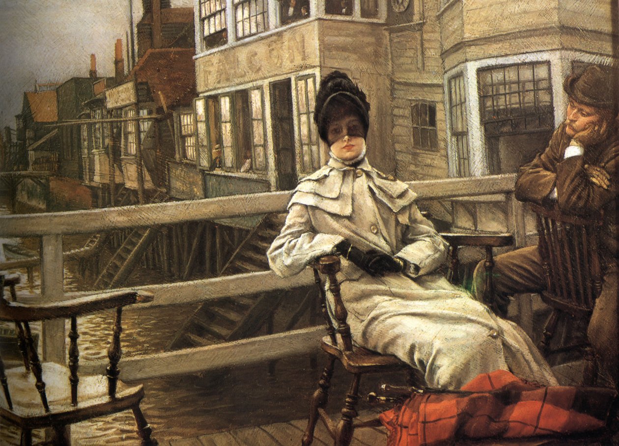 À espera do ferry II de James Tissot