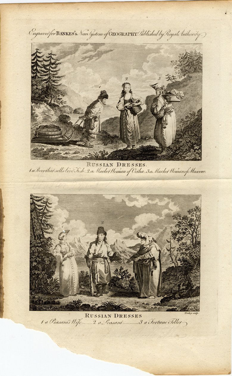 Vestidos Russos, ca 1775 de James Tookey