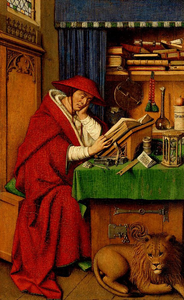 São Jerônimo em seu estudo de Jan van Eyck