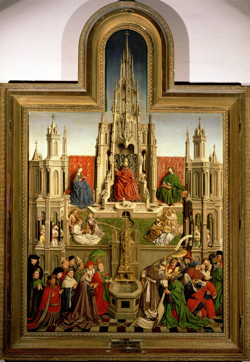 A fonte da vida de Jan van Eyck