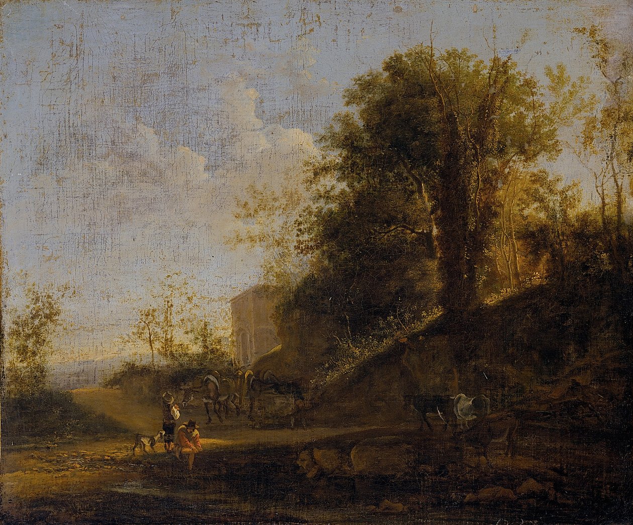 Paisagem italiana de Jan Dirksz Both