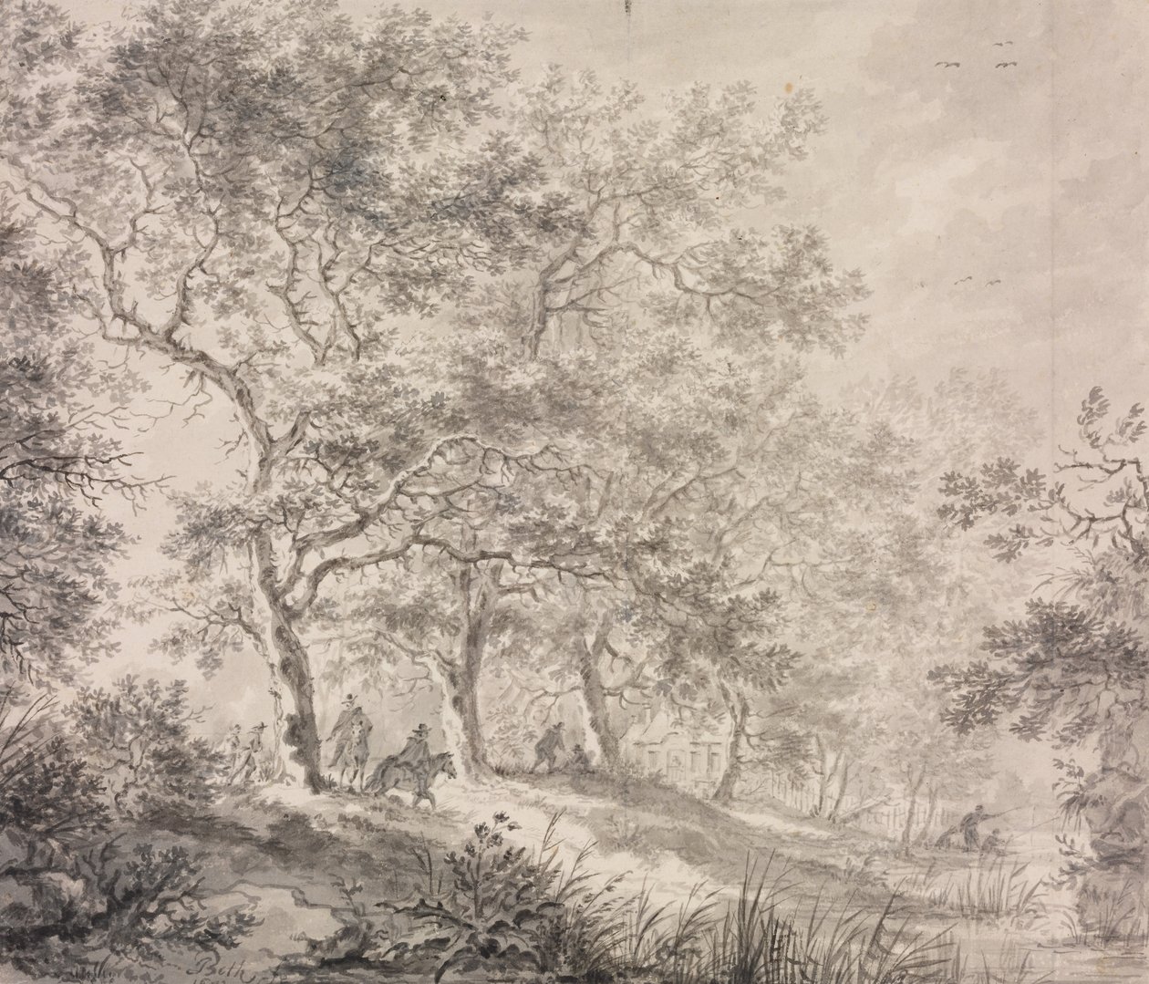 Fileira de árvores de Jan Dirksz Both