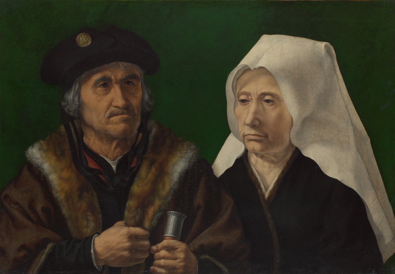 Um casal de idosos de Jan Gossaert
