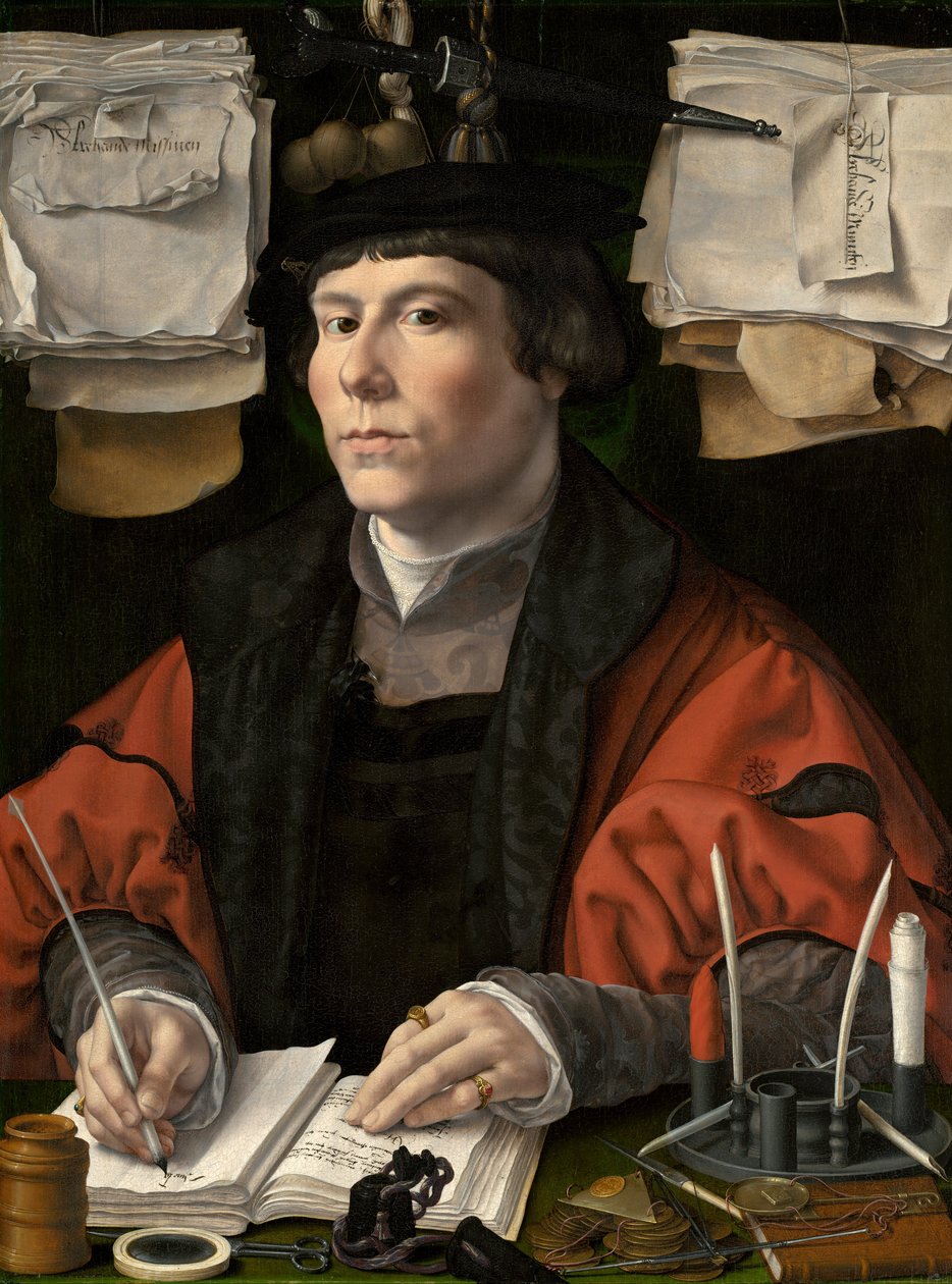 Retrato de um comerciante de Jan Gossaert