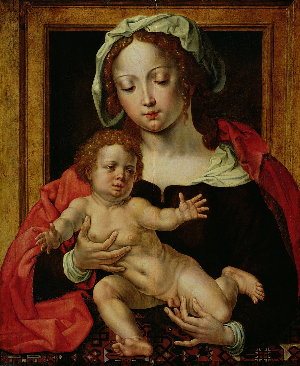 Virgem e o Menino de Jan Gossaert
