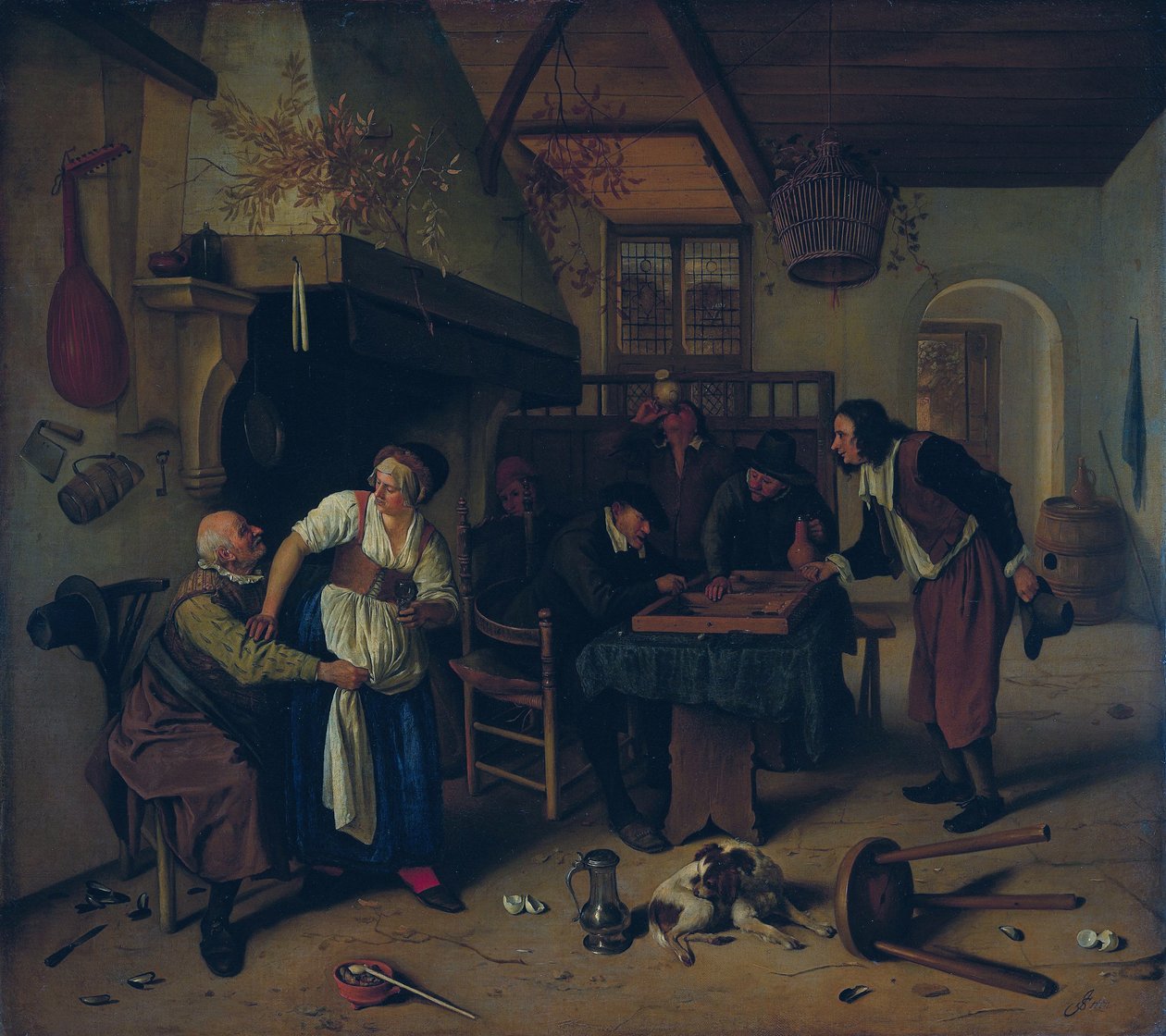 O jogo duplo de Jan Havickszoon Steen
