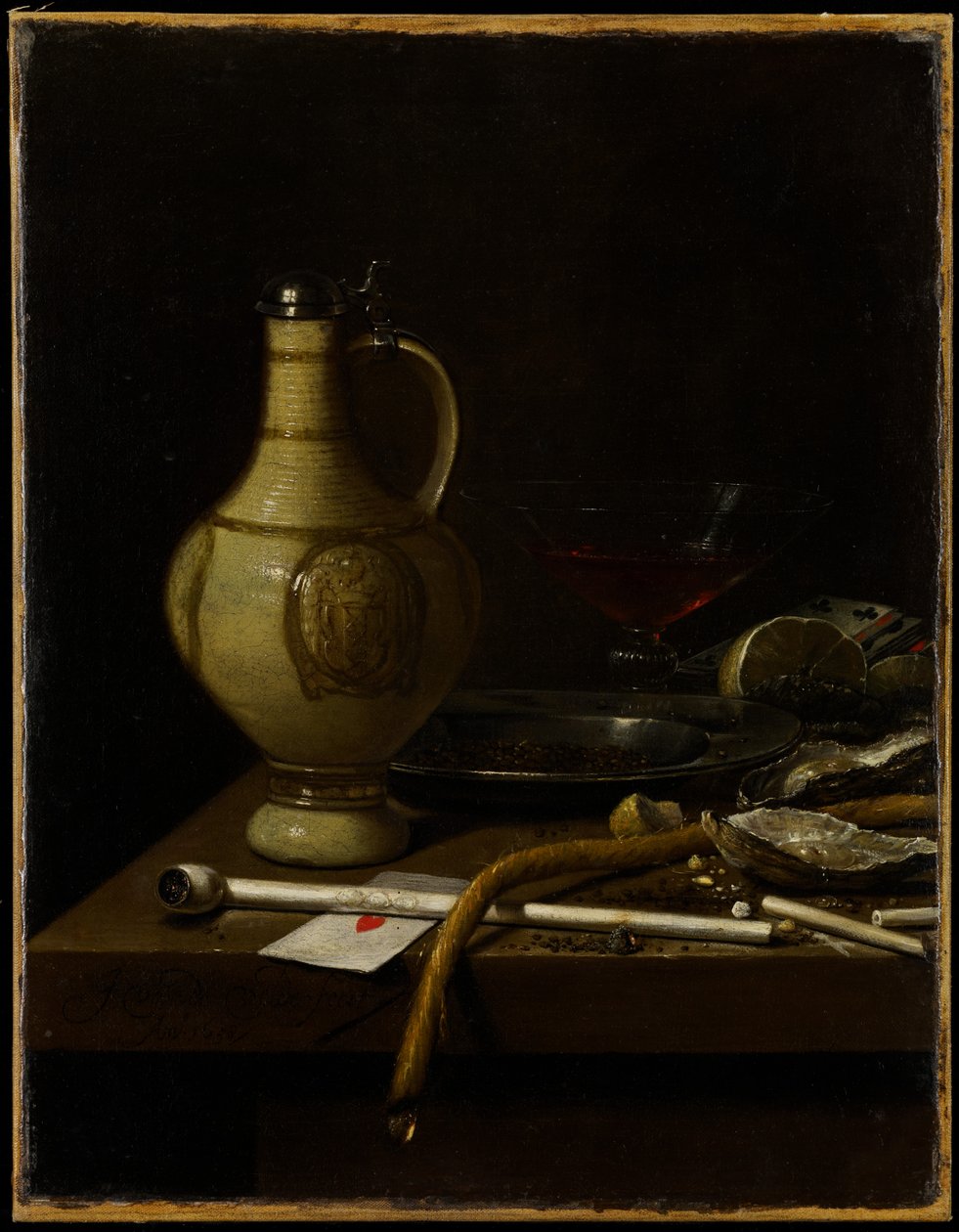 Ainda vida, 1658 de Jan Jansz. van de Velde