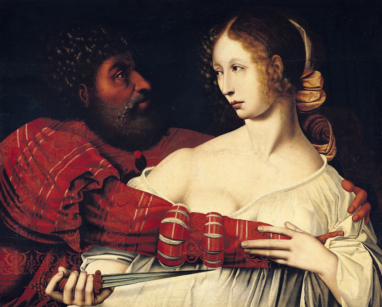 Tarquin e Lucretia de Jan Massys or Metsys