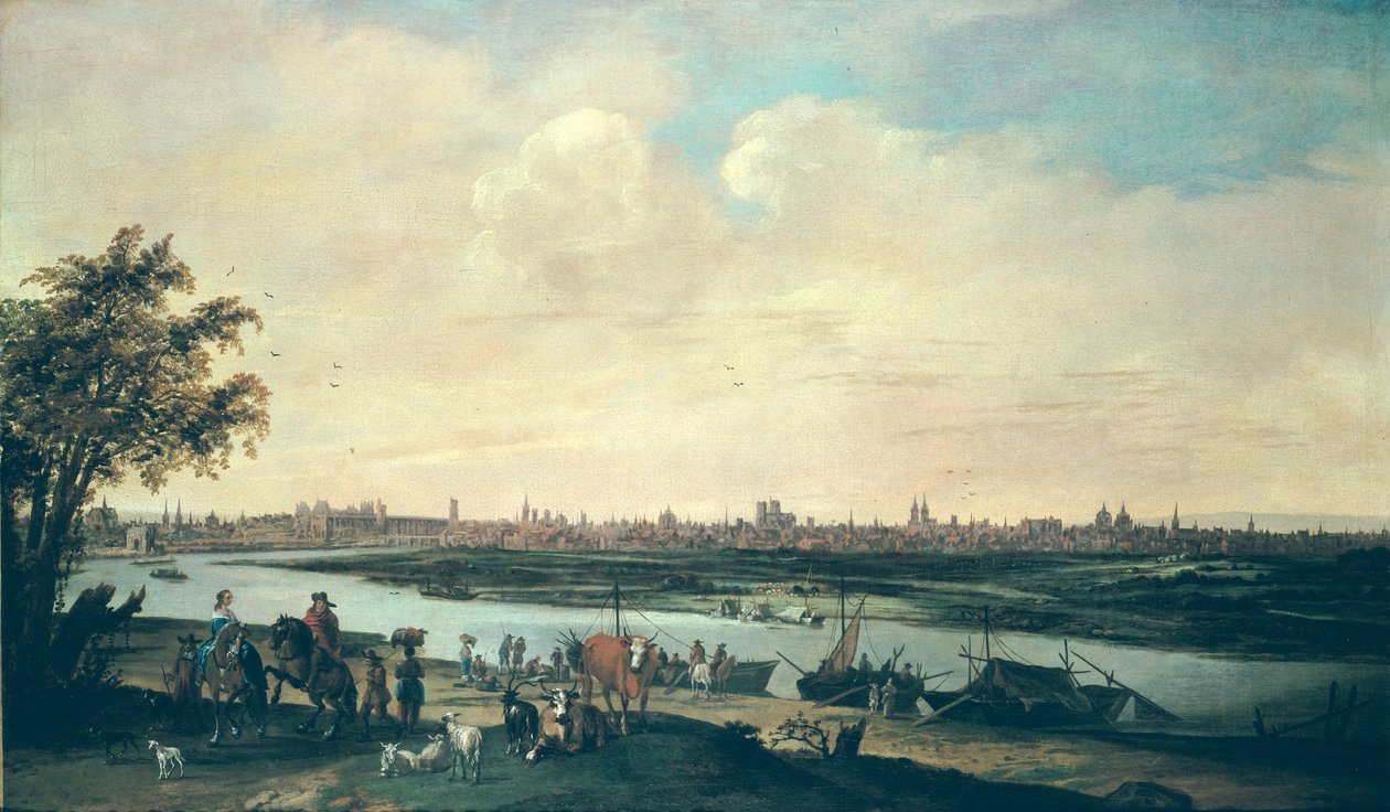 Vista de paris de Jan Siberechts