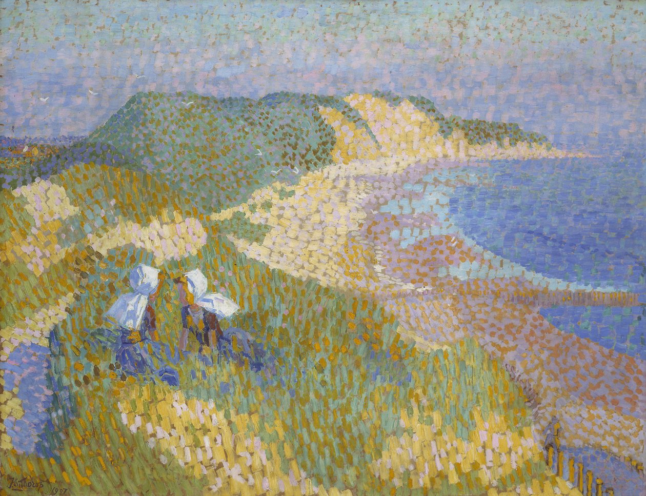 Dunas e mar em Zoutelande de Jan Toorop