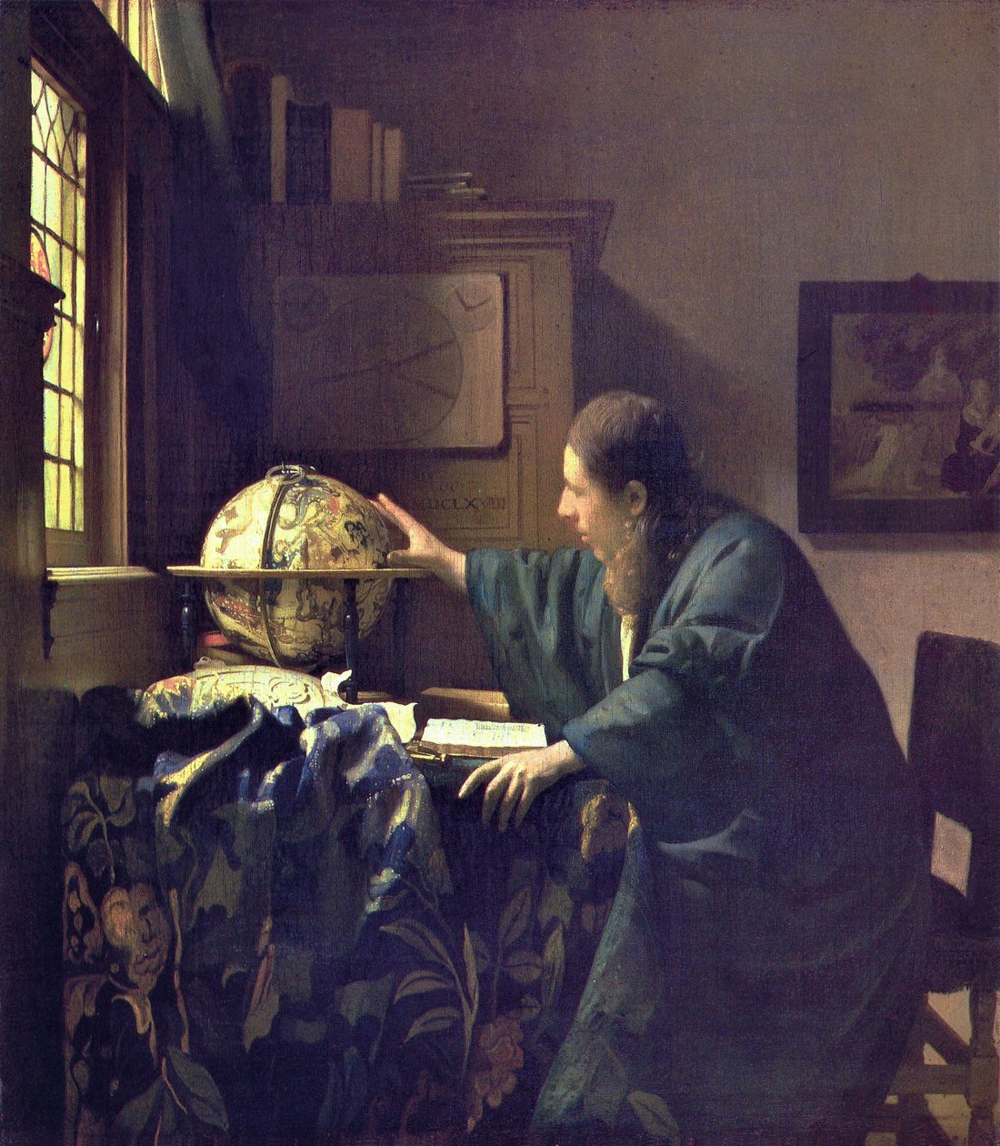 O astrônomo de Jan Vermeer van Delft