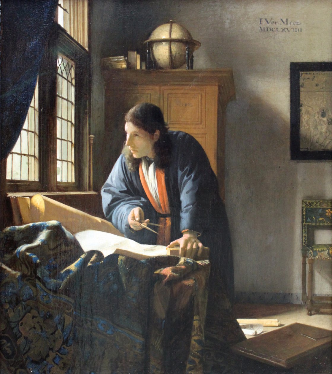 O geógrafo de Jan Vermeer van Delft