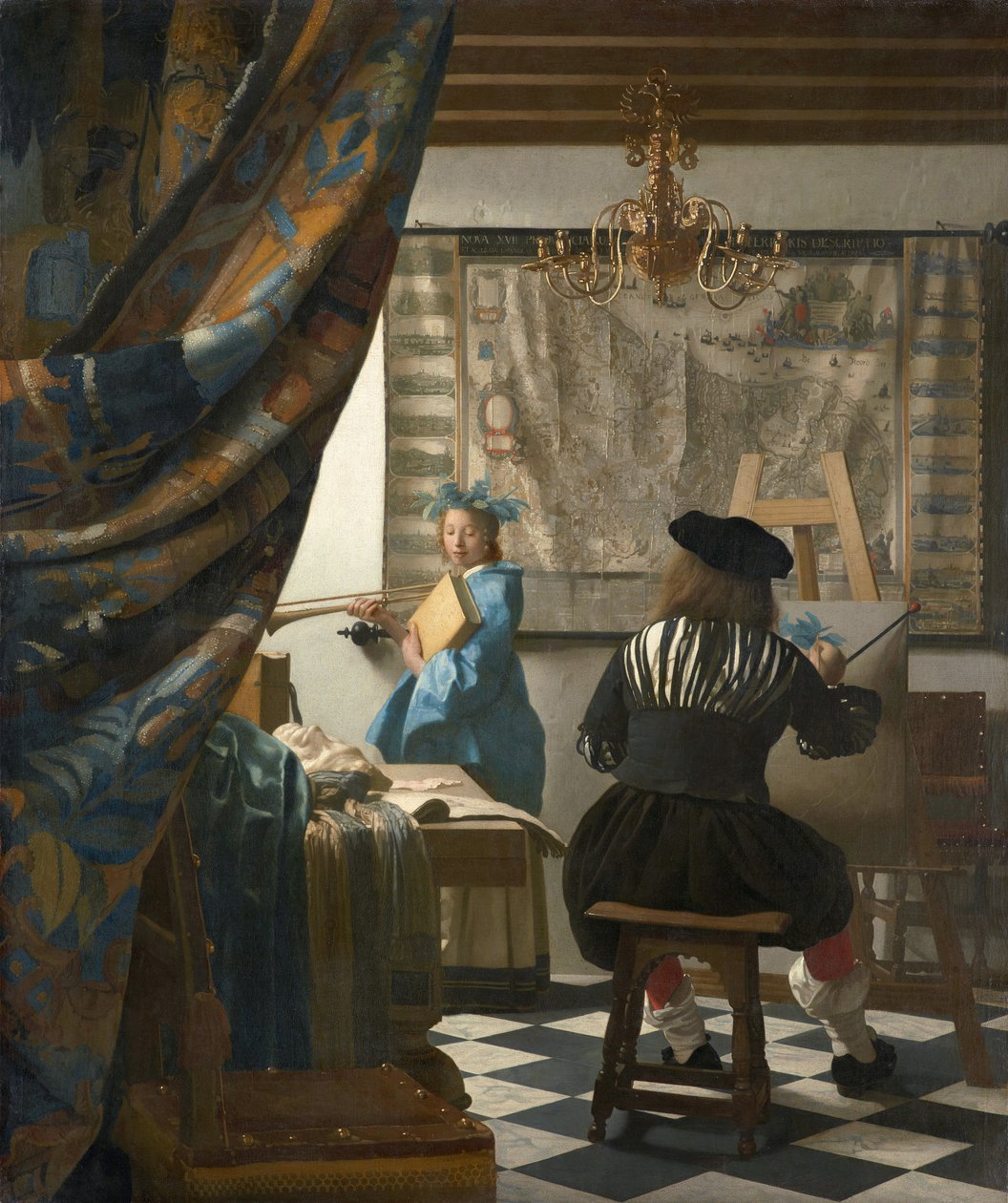 A arte da pintura de Jan Vermeer van Delft