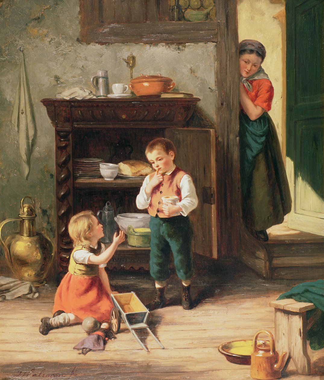 Crianças brincando de Jan Walraven