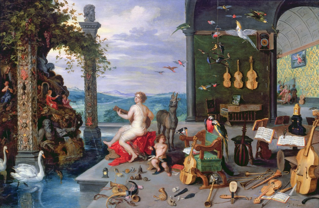 Alegoria da Música de Jan the Elder Brueghel