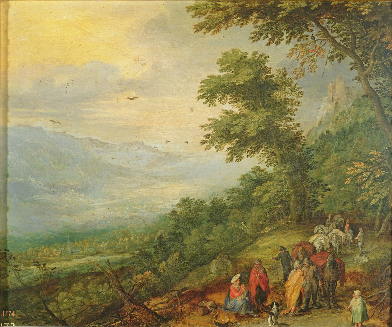 Encontro Cigano de Jan the Elder Brueghel