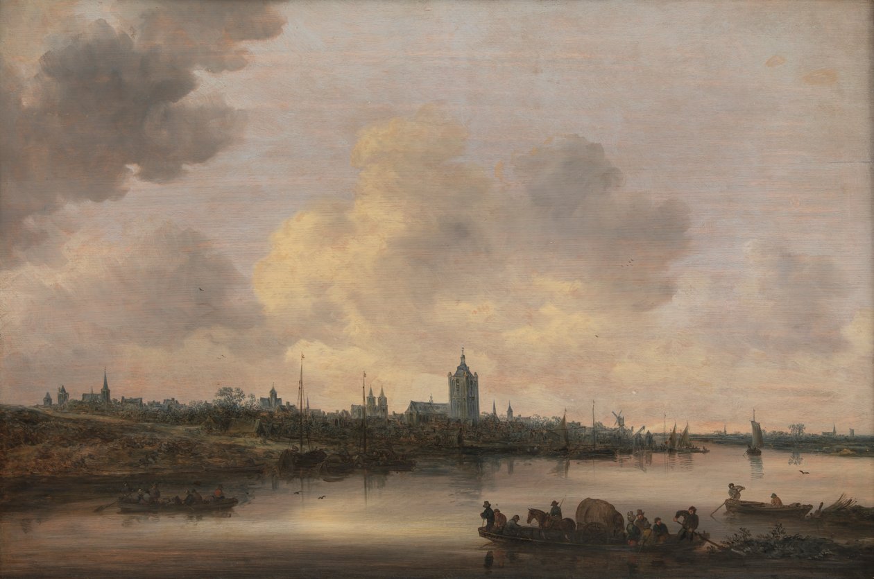 Prospecto da cidade de Arnhem de Jan Josephsz van Goyen