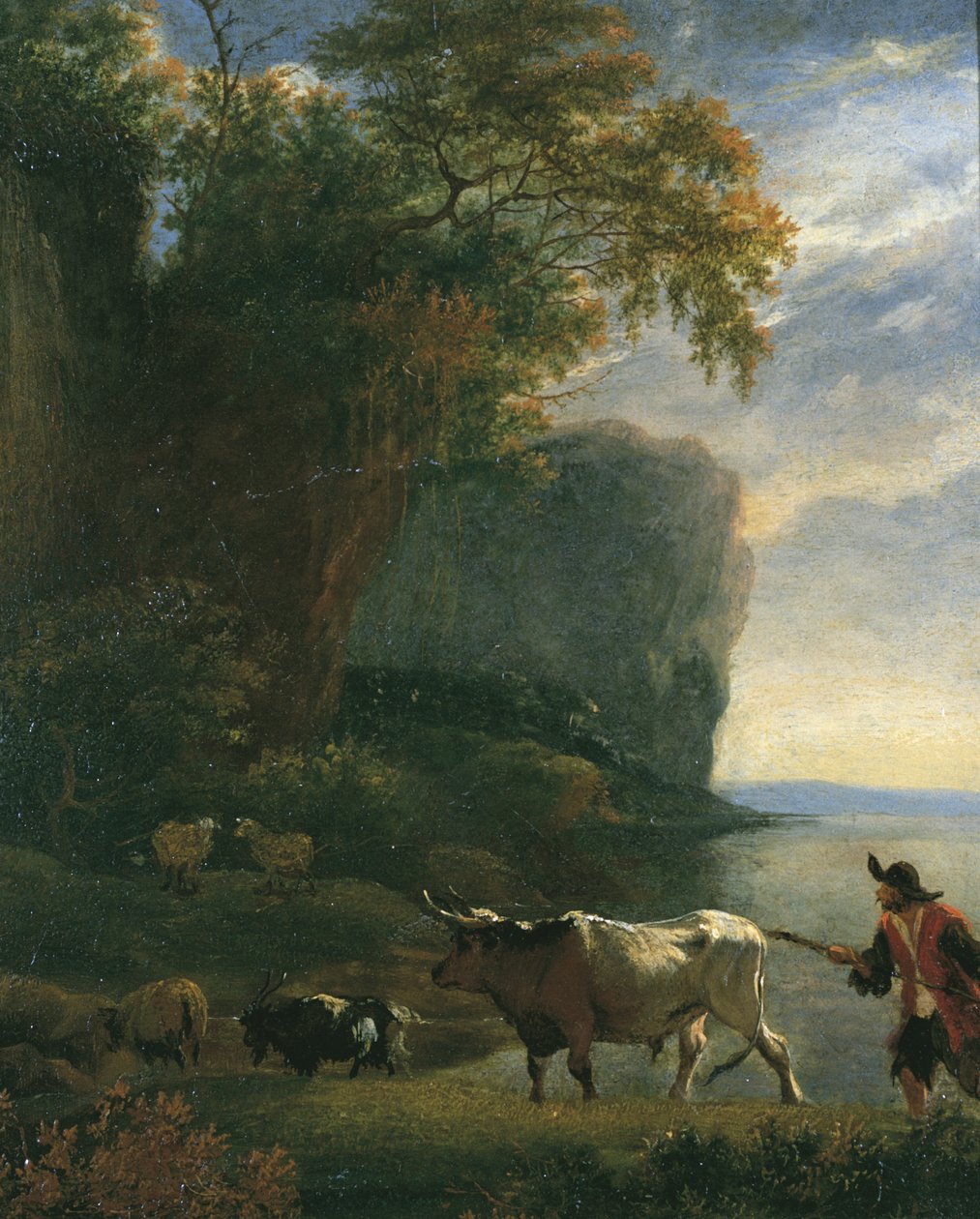 Paisagem com Drover, c.1640s de Jan Asselijn