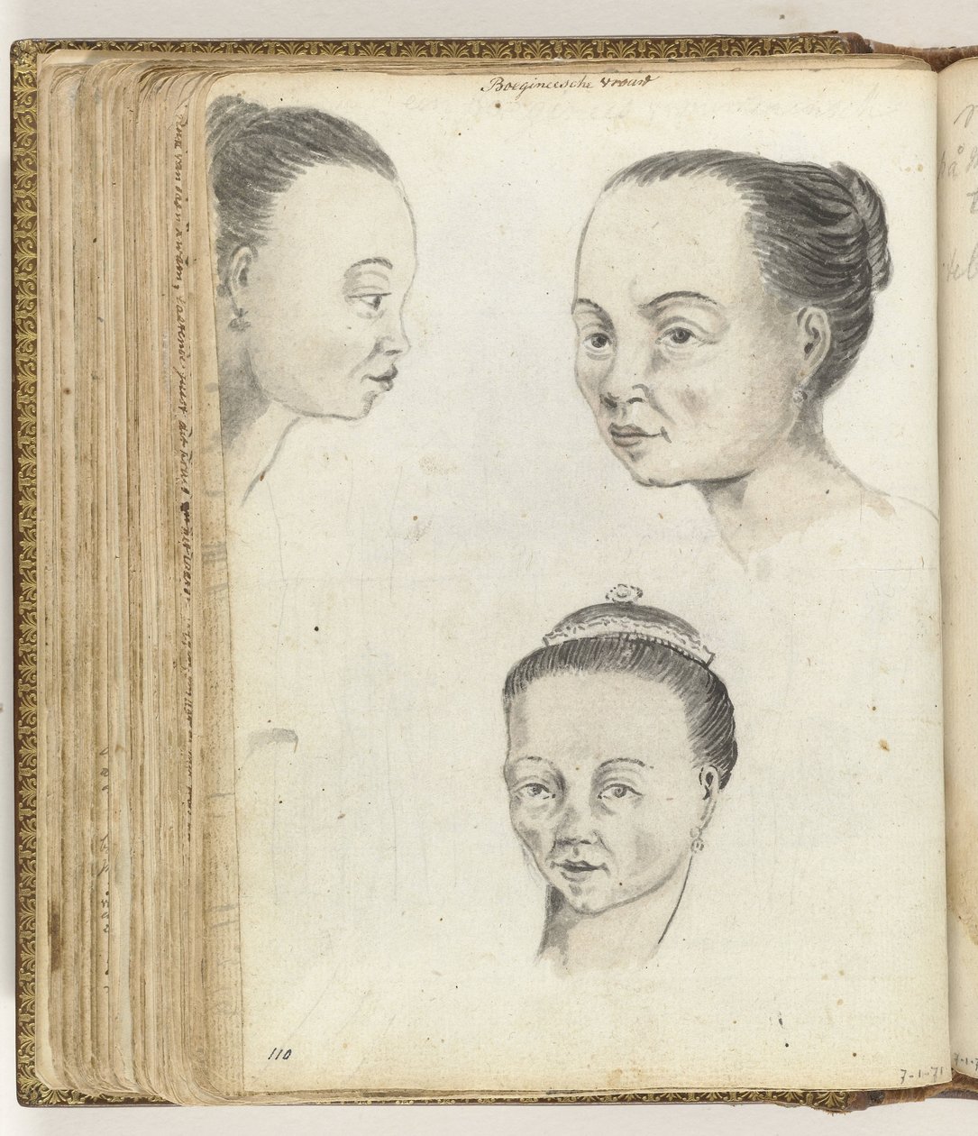 mulher buginesa de Jan Brandes