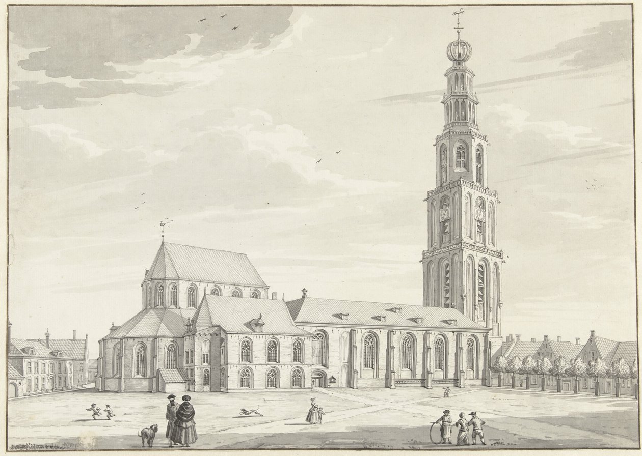 A Igreja Martini em Groningen de Jan Bulthuis
