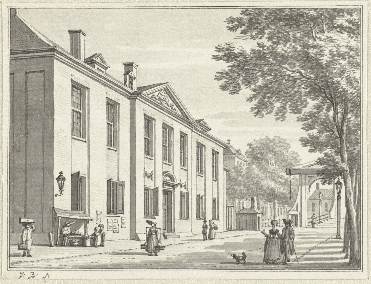 O Prinsenhof em Roterdã de Jan Bulthuis