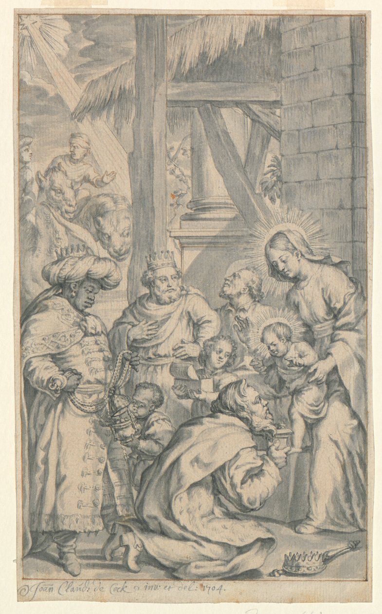 Adoração dos Magos de Jan Claudius de Cock