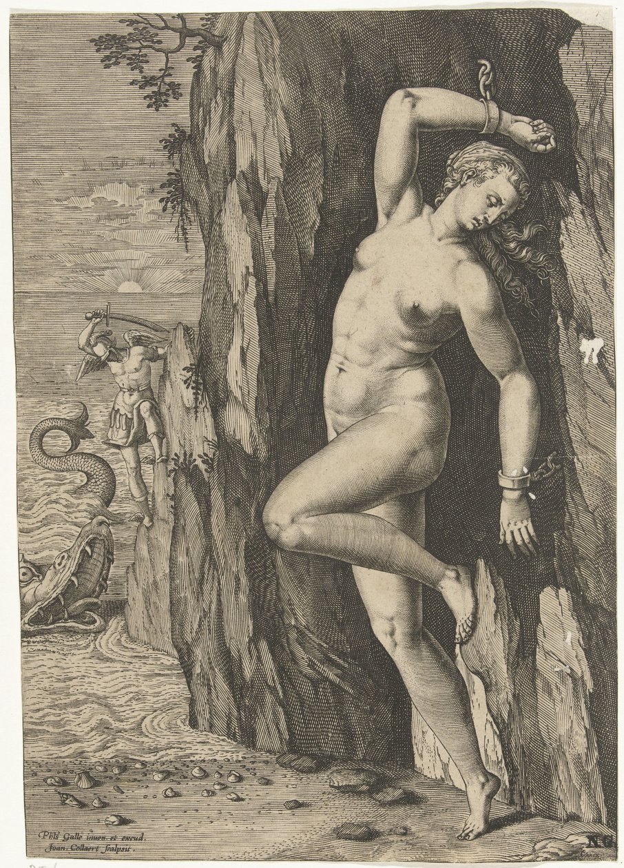 Perseu e Andrómeda de Jan Collaert (II)