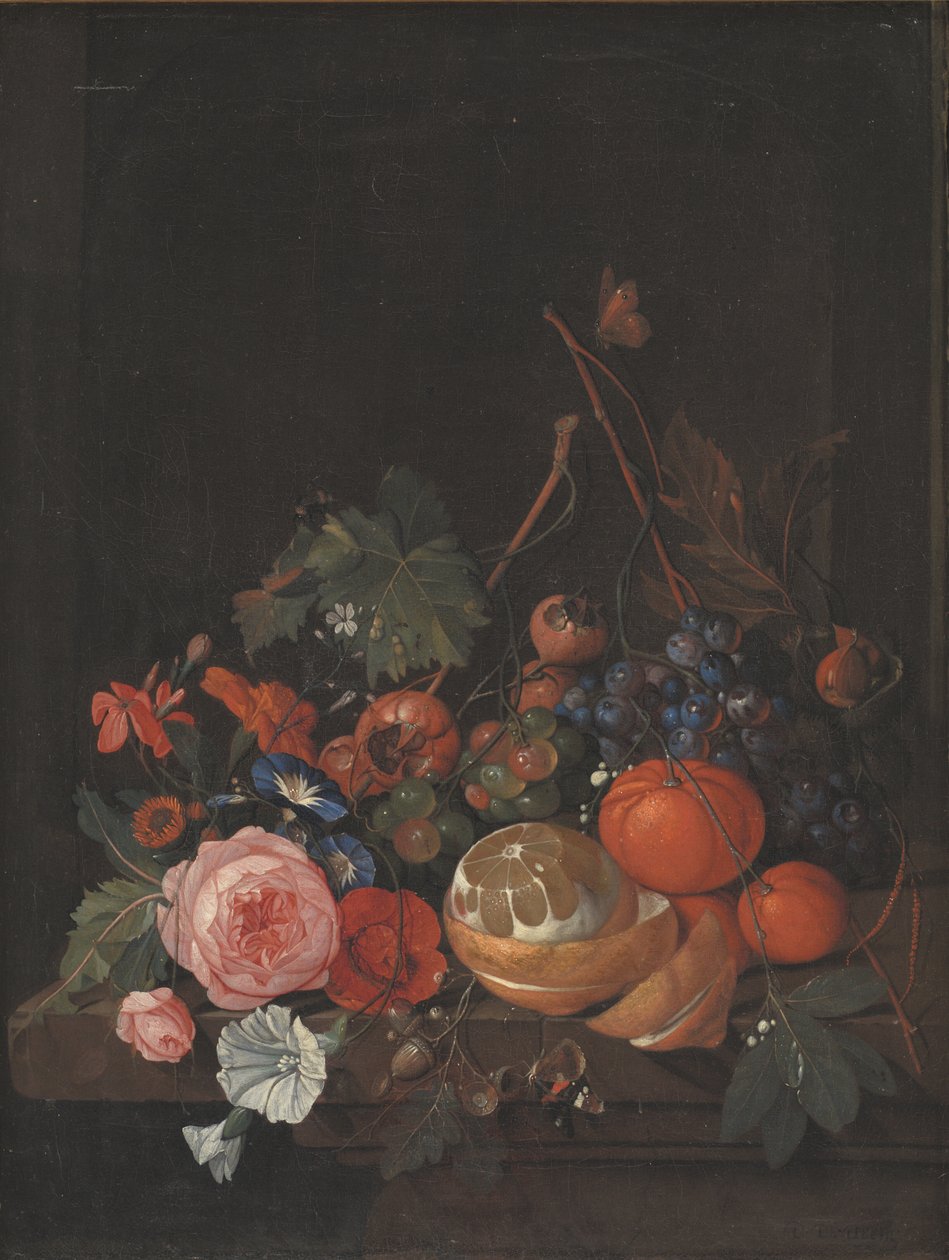 Flores e frutas de Jan Davidsz de Heem