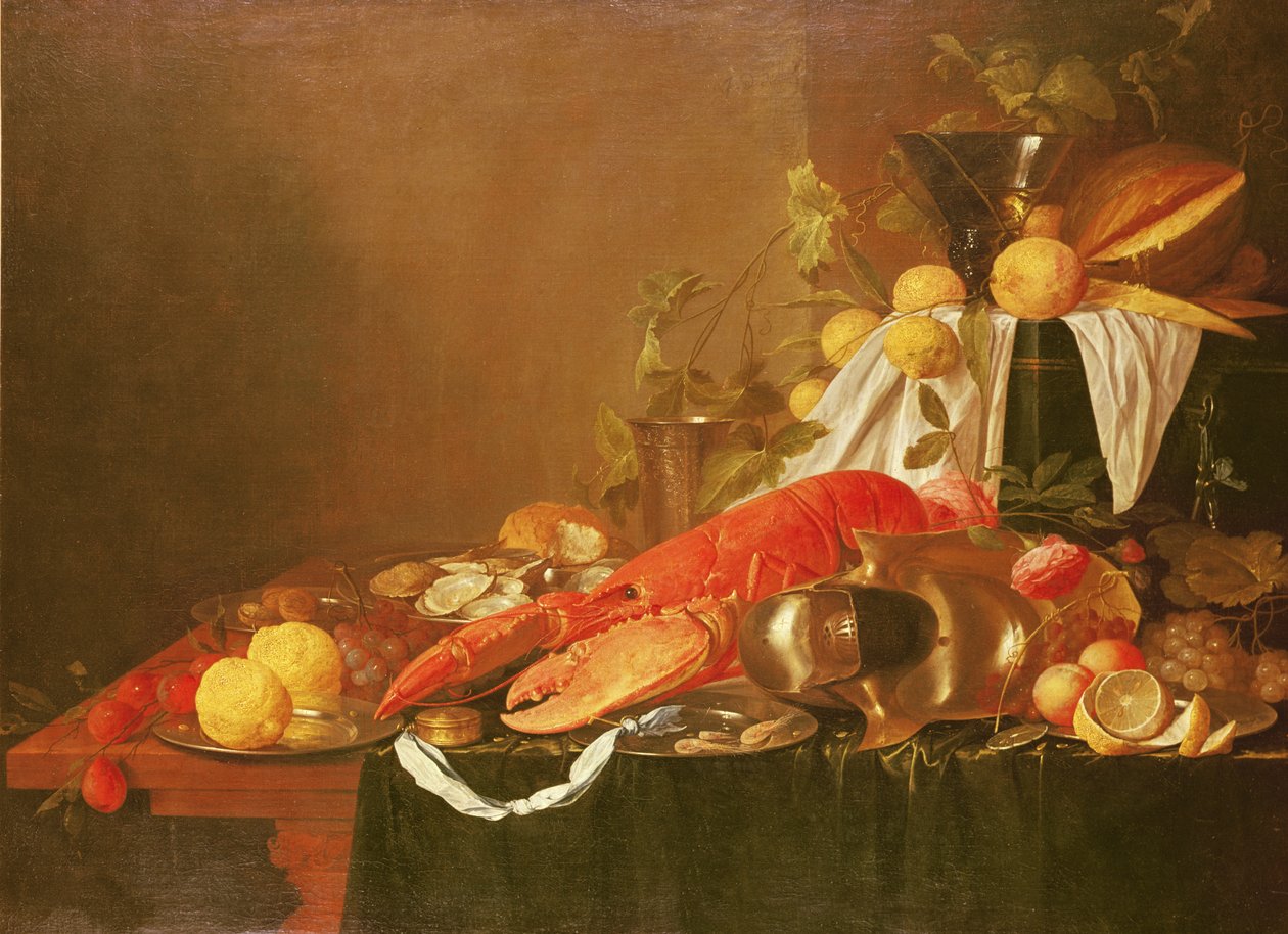 Ainda vida, século XVII de Jan Davidsz de Heem
