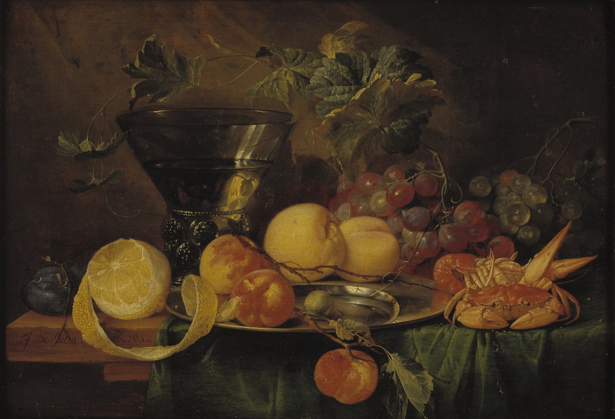 Natureza morta com um Roemer de Jan Davidsz de Heem