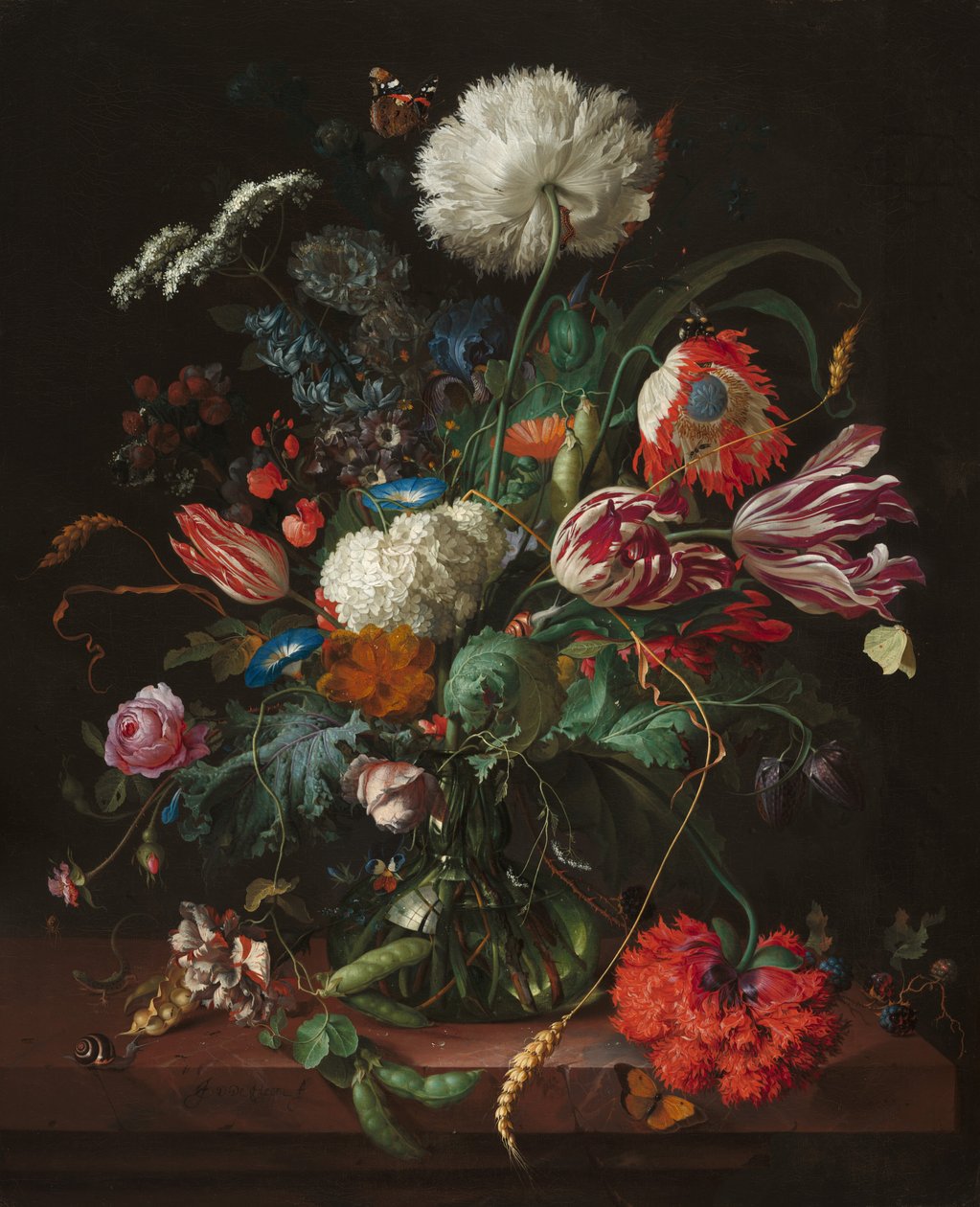 Vaso de flores de Jan Davidsz de Heem