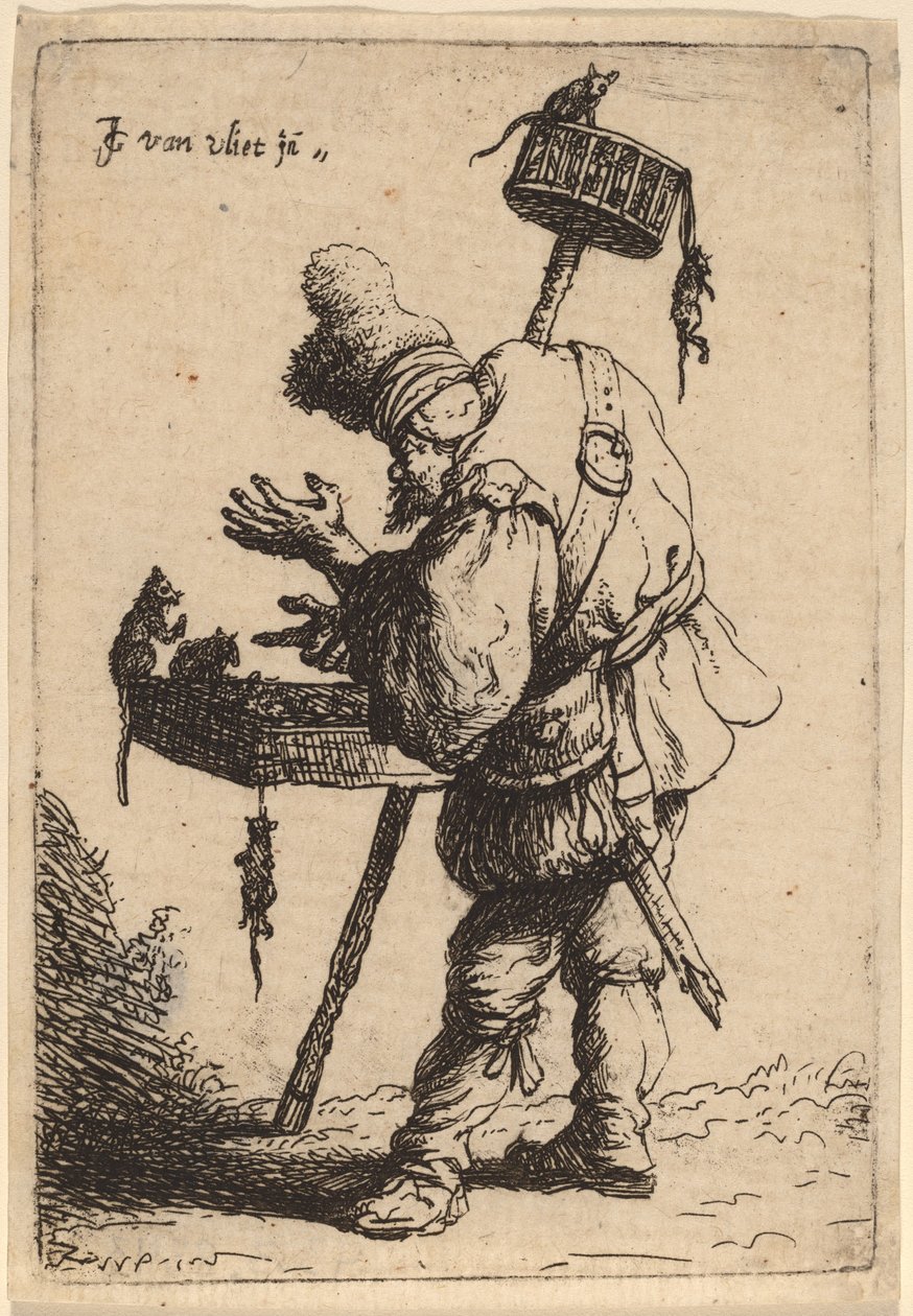 The Rat Catcher, 1632. de Jan Georg van Vliet