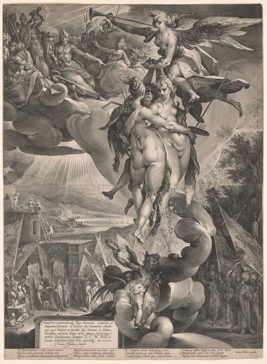 Apoteose das artes de Jan Harmensz. Muller