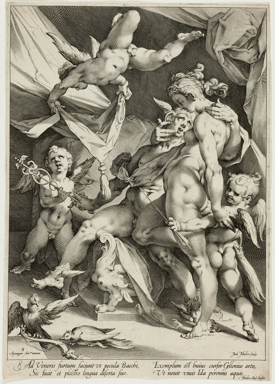 Vênus e Mercúrio de Jan Harmensz. Muller