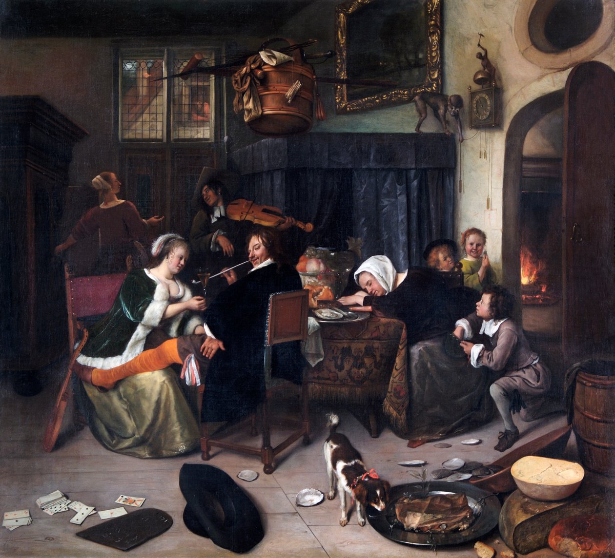 O Lar Dissoluto de Jan Havicksz. Steen